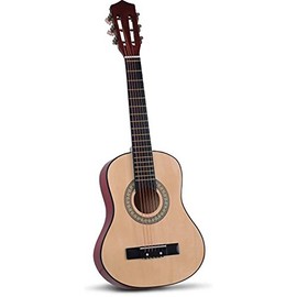 Boogie Bee Gitarre aus Holz, Unisex, Natur, 6 Saiten, Kindergitarre für 5 Jahre und älter