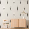 SHYJSHYJ A Room with Floral Vinyl Leaves Wall Decals, Peel