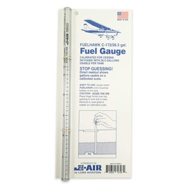 Luso Aviation Fuelhawk Aircraft Fuel Gauge, Cessna 172-26.5 Gallon