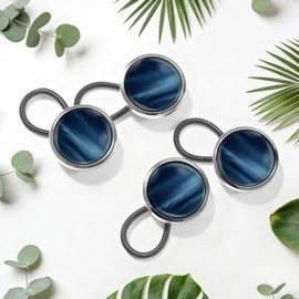 Navy Blue Button Extenders for Jeans Pack of 4