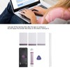 Pack of 2 Laptop Foot Strips, Non-Slip Bumper Foot Strips,