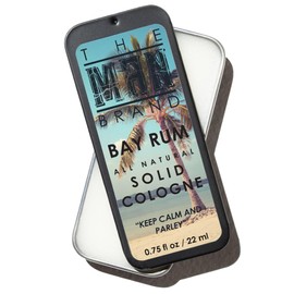 Bay Rum Solid Cologne - Natural Men's Bay Rum Cologne - Redefined men's fragrance Bay Rum Wax Cologne, Bay Rum Travel Size Cologne for men - Bay Rum Solid Cologne for men (3/4 oz (Pack of 1), Bay Rum)
