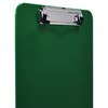Better Office Products Green Plastic Clipboards, 12 Pack, Durable, 12.5