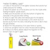Navpeak Candle Lighter with Fuel Visible Windproof Straight Flame Blow