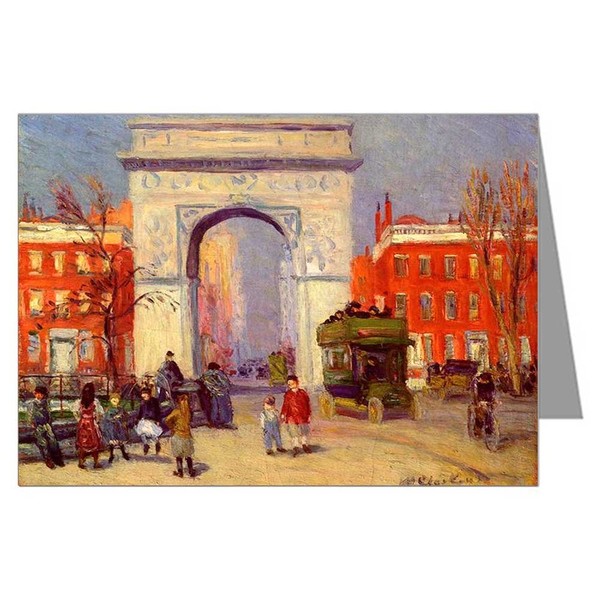 Twelve Note Cards of William Glackens Ashcan School Impressionist Oil