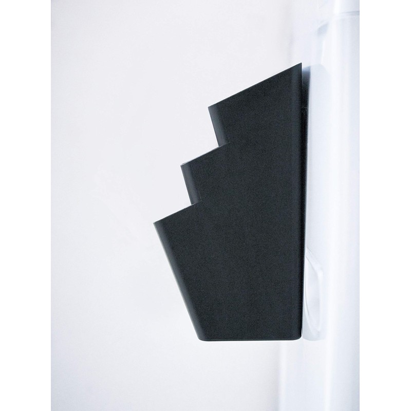 Yamazaki 4497 Tower Refrigerator Side Magnetic Storage Pocket, 3 Tiers,