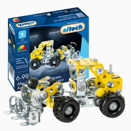 Eitech 00250 Metal Construction Kit - Wheel Loader Mini, Construction Vehicle for Children from 6 Years, Educational Construction Toy