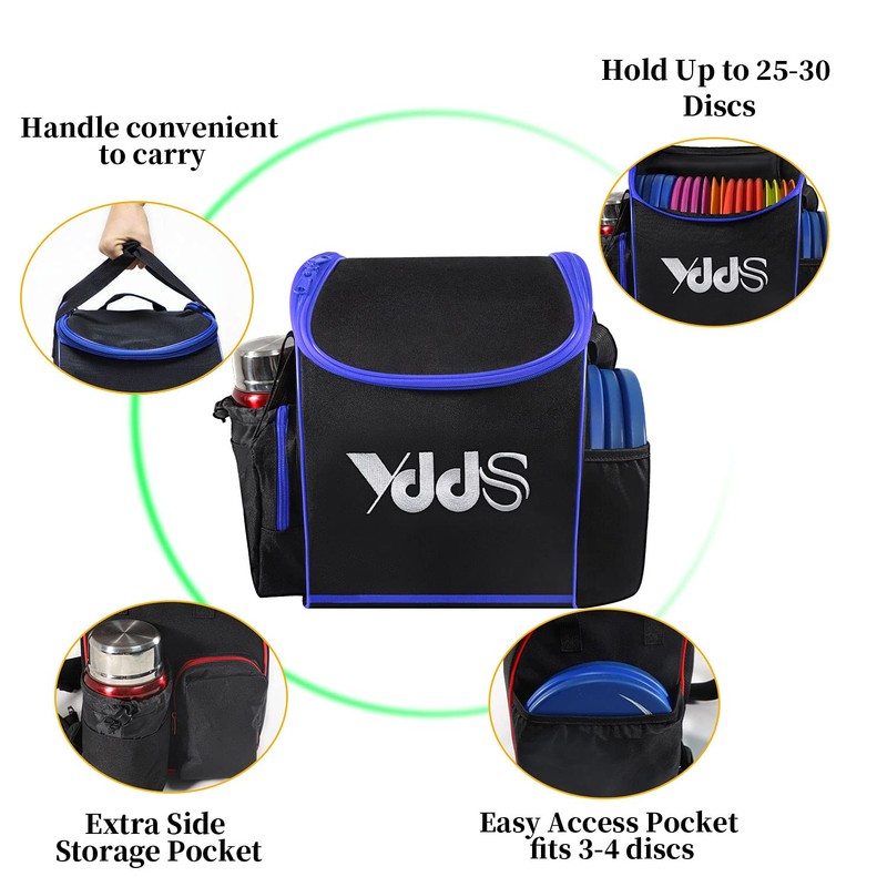 Disc Golf Set with Bag - 12 PCS Flying Disc