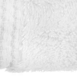 Bamboo Bliss White Bamboo Luxury Hand Towel Plush Soft Bathroom Bath Linen 50 x 100cm