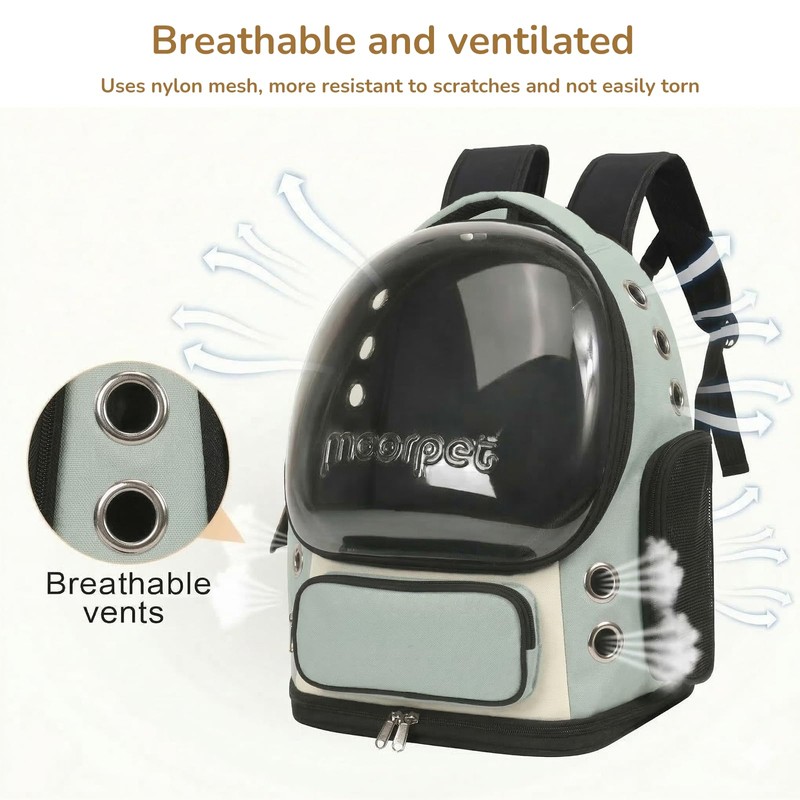 GixDix Cat Bubble Backpack Carrier, TSA Airline Approved Pet Travel