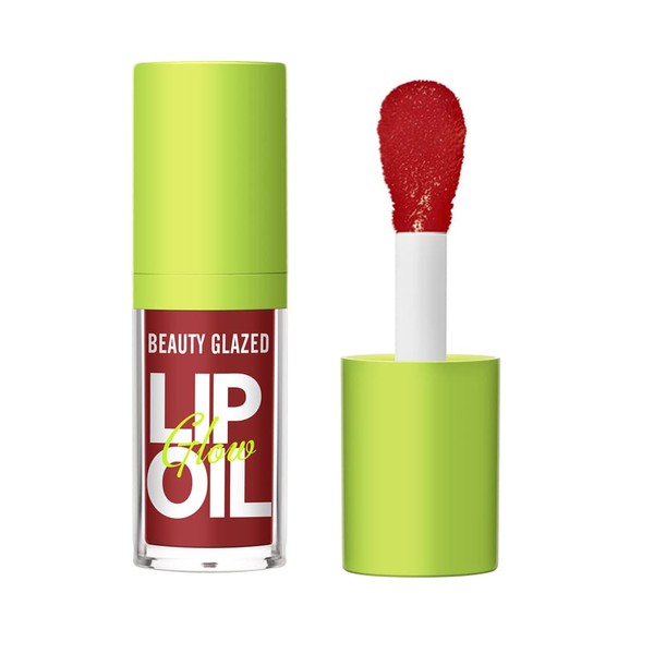 Big Brush Head Pink Lip Gloss Moisturising Jelly Lip Gloss