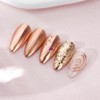Pretty Diva Chrome Nail Powder - Bronze/Copper Mirror Effect Nail