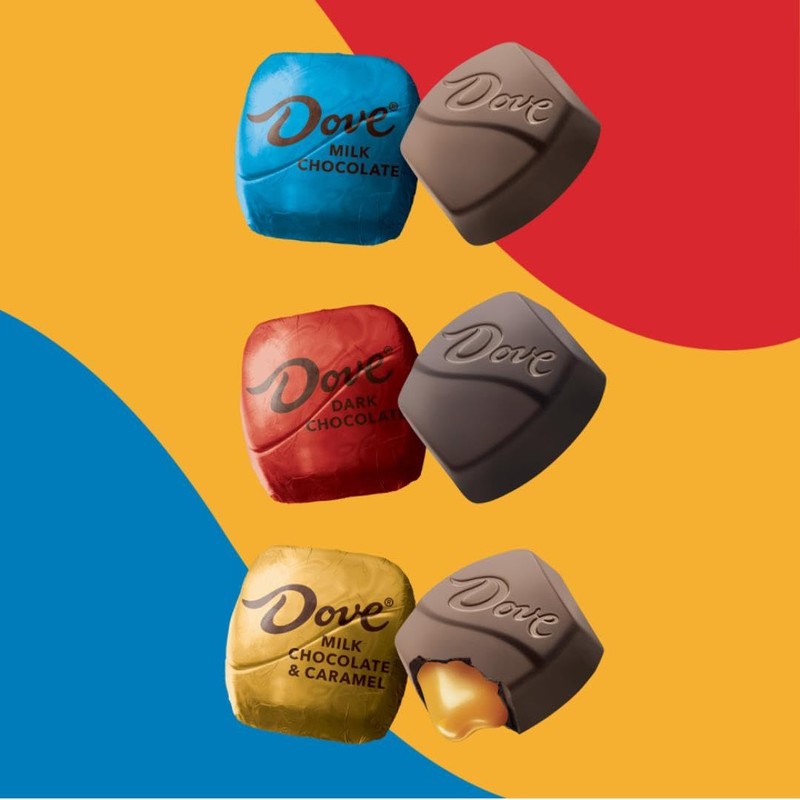 DOVE PROMISES Milk, Dark and Milk & Caramel Assorted Chocolate