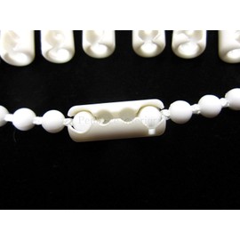 Penbrice Interiors 5 Roller blind beaded chain safety connectors Babyproof Child baby safe - WARNING - These reduce risk only!