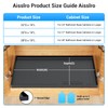 Under Sink Mat for Bathroom Waterproof, 28" x 19" Silicone