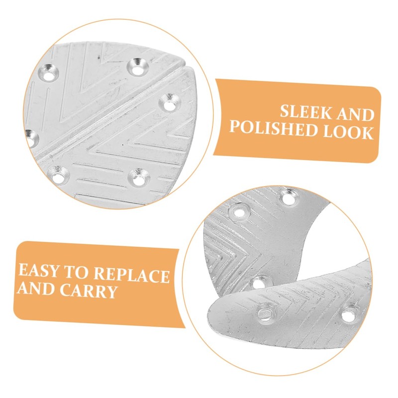 Ipetboom Heel Plate Repair Tools Metal Heel Tap for Shoes