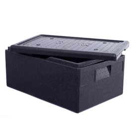 Allpax Thermal Box 40 Litres GN 1/1 with Lid 60 x 40 x 26.5 cm with Recessed Handles Insulated Box, Cool Box, Warming Box