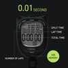 dretec Large Screen, Easy-to-Read Stopwatch, 0.01 Second Unit Measurement, Lap/Split