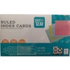 Pen + Gear Ruled Index Cards, Pastel, 3 in x 5 in, 100 Count