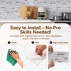 Koynsle Peel and Stick Backsplash Tile Waterproof Removable PVC Wall