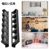 Wall Hanging Fishing Rod Holder, Rod Stand, Wall Mounted, Black,