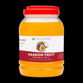 Tea Zone Passion Fruit Coconut Jelly(B2007, 8.8 lbs)for Milk Tea or Smoothies