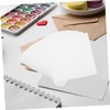Operitacx 50pcs White Cardstock Colored Cardstock A5 Craft Papers for