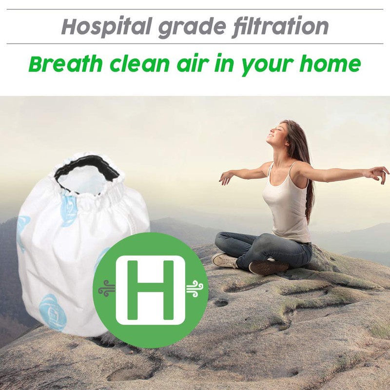 OVO HEPA Filter Bag, 8 Litre, Prevent Allergie, Fits OVO-630ST-25H,