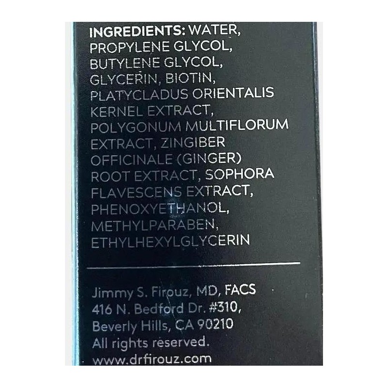 Hair Growth Serum for Hairloss Prevention