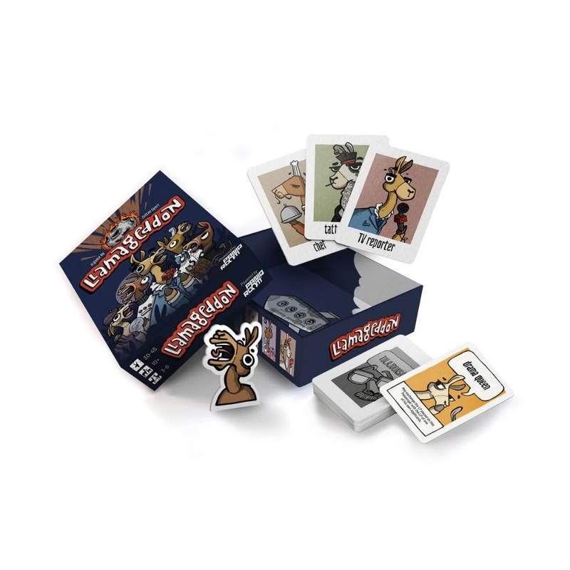 Llamageddon Hilarious Friends-Family Board Game - for 3-6 Players -