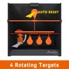 Aimax Outdoor Resetting Shooting Targets Trap with 12pcs Paper Targets,