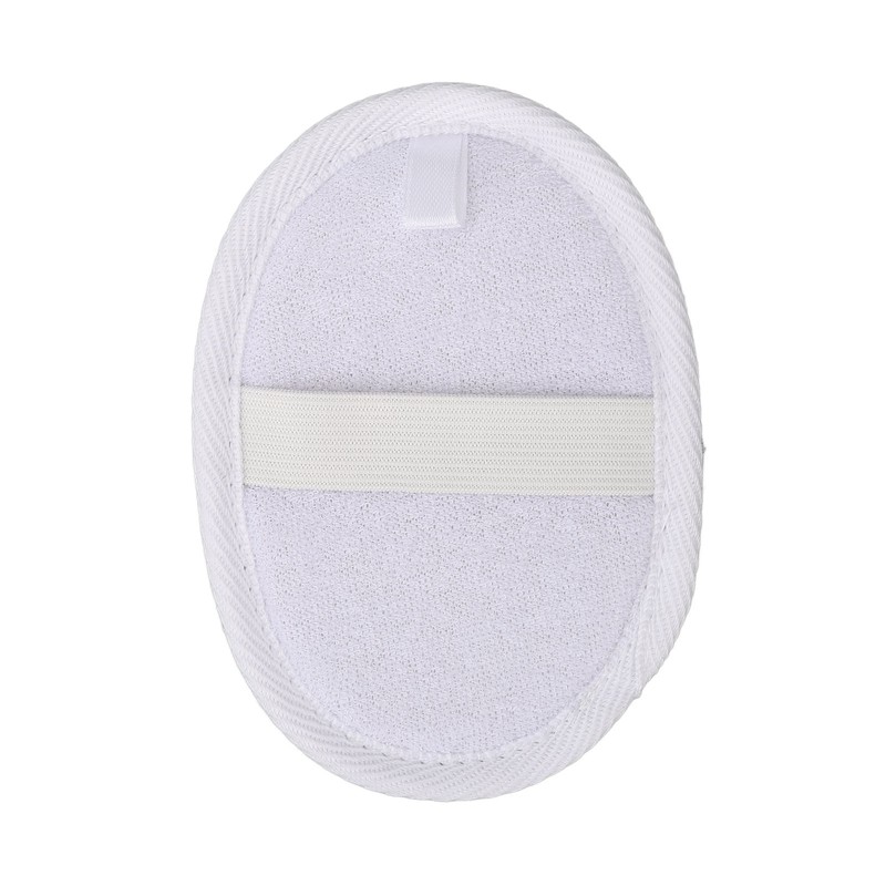 Lotion Applicator EVA Wooden Handle 4 Replaceable Pads Shower Brush