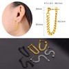 ChainsPro Chain Earrings, Men's, Silver, Ball Earrings, Women's, Round Ball,