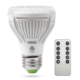 SANSI Dimmable Grow Light Bulb 150W Equiv. Full Spectrum Timing Remote Control