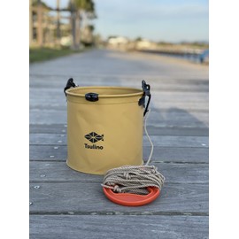 Tsulino Inverted Water Bucket 8.3 inches (21 cm), Beige