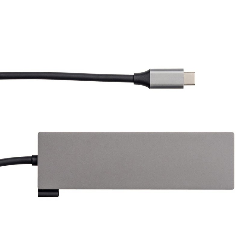 Nakabayashi Z8791 Digio2 PD Compatible, USB Type-C Aluminum Docking Station,