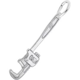 Rembrandt Sterling Silver Pipe Wrench Charm by Rembrandt