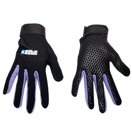 Byte SKIN HOCKEY GLOVES BLACK PURPLE (LARGE)