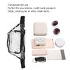 Riñonera Transparente, Riñonera Transparente PVC Multifuncional para Salidas Diarias (Negro)