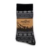 Nootkas Alpaca Wool Nordic Crew Sock - Black M (1