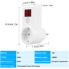 2 x Countdown Timer Socket Timer Digital Timer Countdown Timer