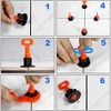 Tile Leveling System Kit with 100pcs Tile Leveler & 2