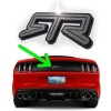 FMS Gear (1) ORANGE RTR Emblem Fits FORD MUSTANG Rear