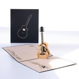 scicent Pop Up Card 3D Music Birthday Card Guitar Birthday Card with Envelope Happy Birthday Card for Him Graduation Gifts Male Birthday Card Men Birthday Card Son Brother Boyfriend Friend - 22615