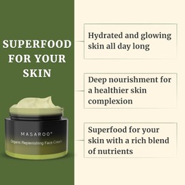 Organic Face Cream & Face Moisturiser: Natural Moisturiser Face Women & Men - Face Cream Women for Day & Night - Anti Aging Face Cream with Vitamin C, E & Natural Collagen, 50g