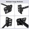Furpopup 2 PCS Bed Frame Brackets Adapter/Connector, Headboard Brackets Connector