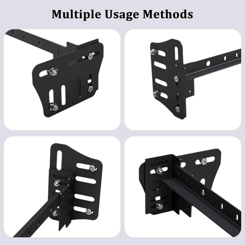 Furpopup 2 PCS Bed Frame Brackets Adapter/Connector, Headboard Brackets Connector