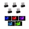 Sylvil 5 PCS USB LED Car Interior Atmosphere Lamp, Portable