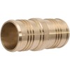 SharkBite 2 Inch Crimp Coupling, Brass Plumbing Fitting, PEX Pipe,