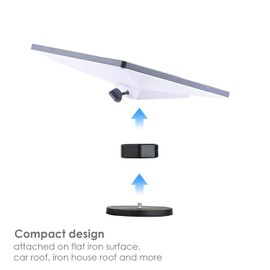 POWRIG 120lb Magnetic Adapter Mount for Starlink Mini, Quick Setup on RV Roof, SUV Roof, Iron Rooftop and More